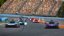 15.06.2024, iRacing 6h Watkins Glen powered by VCO, VCO Grand Slam, Start action, GTP