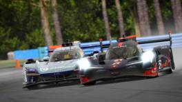 15.06.2024, iRacing 6h Watkins Glen powered by VCO, VCO Grand Slam, #21, Team Redline 21, Acura ARX-06, #11, Williams Esports Chillblast, Cadillac V-Series.R