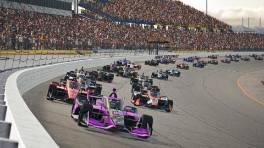 27.07.2024, VCO IndyCar Challenge Powered by Open-Wheels, Round 3, Iowa Speedway, Start action