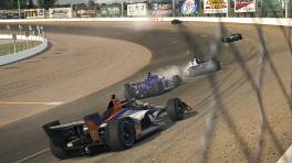 27.07.2024, VCO IndyCar Challenge Powered by Open-Wheels, Round 3, Iowa Speedway, #70, Matt Taylor, Mad Werx, #23, Michael Janney, Coanda Esports