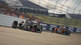 27.07.2024, VCO IndyCar Challenge Powered by Open-Wheels, Round 3, Iowa Speedway, #18, Adam State, WSR eSports Buttkicker