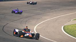 17.08.2024, VCO IndyCar Challenge Powered by Open-Wheels, Round 6, AutoClub Speedway, #66, Michele Costantini, Coanda Esports