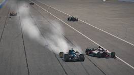 17.08.2024, VCO IndyCar Challenge Powered by Open-Wheels, Round 6, AutoClub Speedway, Race action