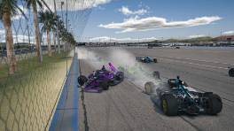 17.08.2024, VCO IndyCar Challenge Powered by Open-Wheels, Round 6, AutoClub Speedway, Race action