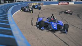 17.08.2024, VCO IndyCar Challenge Powered by Open-Wheels, Round 6, AutoClub Speedway, #124, Jaden Munoz, Williams Esports