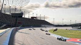 17.08.2024, VCO IndyCar Challenge Powered by Open-Wheels, Round 6, AutoClub Speedway, Race action