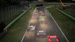 VCOxLFM INFINITY, 20.-21. September 2024, Race 19, Ferrari 488 Challenge, Monza, Start action, Assetto Corsa Competizione