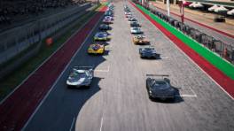 VCOxLFM INFINITY, 20.-21. September 2024, Race 18, X-Bow GT2, COTA, Start action, Assetto Corsa Competizione