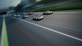 VCOxLFM INFINITY, 20.-21. September 2024, Race 2, Monza, Start action, Assetto Corsa Competizione