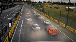 VCOxLFM INFINITY, 20.-21. September 2024, Race 20, Porsche 911 G3 Cup (992), Bathurst, Start action, Assetto Corsa Competizione