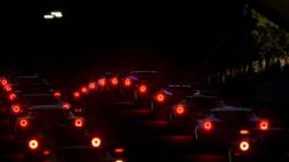 VCOxLFM INFINITY, 20.-21. September 2024, Race 23, Ferrari 488 Challenge, Bathurst, Start action, Assetto Corsa Competizione