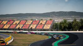 VCOxLFM INFINITY, 20.-21. September 2024, Race 17, McLaren 650s GT3, Barcelona, Start action, Assetto Corsa Competizione