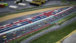 VCOxLFM INFINITY, 20.-21. September 2024, Race 14, Ferrari 488 Challenge, COTA, Start action, Assetto Corsa Competizione