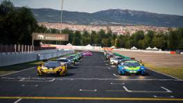 VCOxLFM INFINITY, 20.-21. September 2024, Race 17, McLaren 650s GT3, Barcelona, Start action, Assetto Corsa Competizione