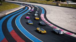 VCOxLFM INFINITY, 20.-21. September 2024, Race 16, Maserati GrandTurismo MC GT4, Paul Ricard, Start action, Assetto Corsa Competizione