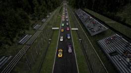 VCOxLFM INFINITY, 20.-21. September 2024, Race 19, Ferrari 488 Challenge, Monza, Start action, Assetto Corsa Competizione