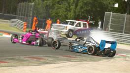 VCO INFINITY, 20.-21. April 2024, Race 15, Super Formula Lights, Autodromo Nazionale Monza, #211, Screen to Speed Dream Team accelerated by MAHLE, #111, Altitude Esports , iRacing
