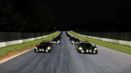 VCO INFINITY, 20.-21. April 2024, Race 8, Ferrari 296 GT3, Road Atlanta, Start action, iRacing