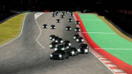 VCO INFINITY, 20.-21. April 2024, Race 7, Global Mazda MX-5 Cup, Algarve International Circuit, Start action, iRacing