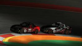VCO INFINITY, 20.-21. April 2024, Race 7, Global Mazda MX-5 Cup, Algarve International Circuit, #16, Wave Italy Racing Team, #88, Absolute Motorsport Acelith , iRacing