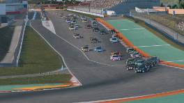 VCO INFINITY, 20.-21. April 2024, Race 13, Ferrari 296 GT3, Algarve International Circuit, Start action, iRacing