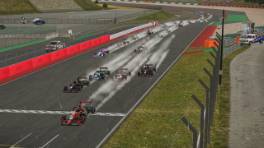 VCO INFINITY, 20.-21. April 2024, Race 3, Super Formula Lights, Algarve International Circuit, Start action, iRacing